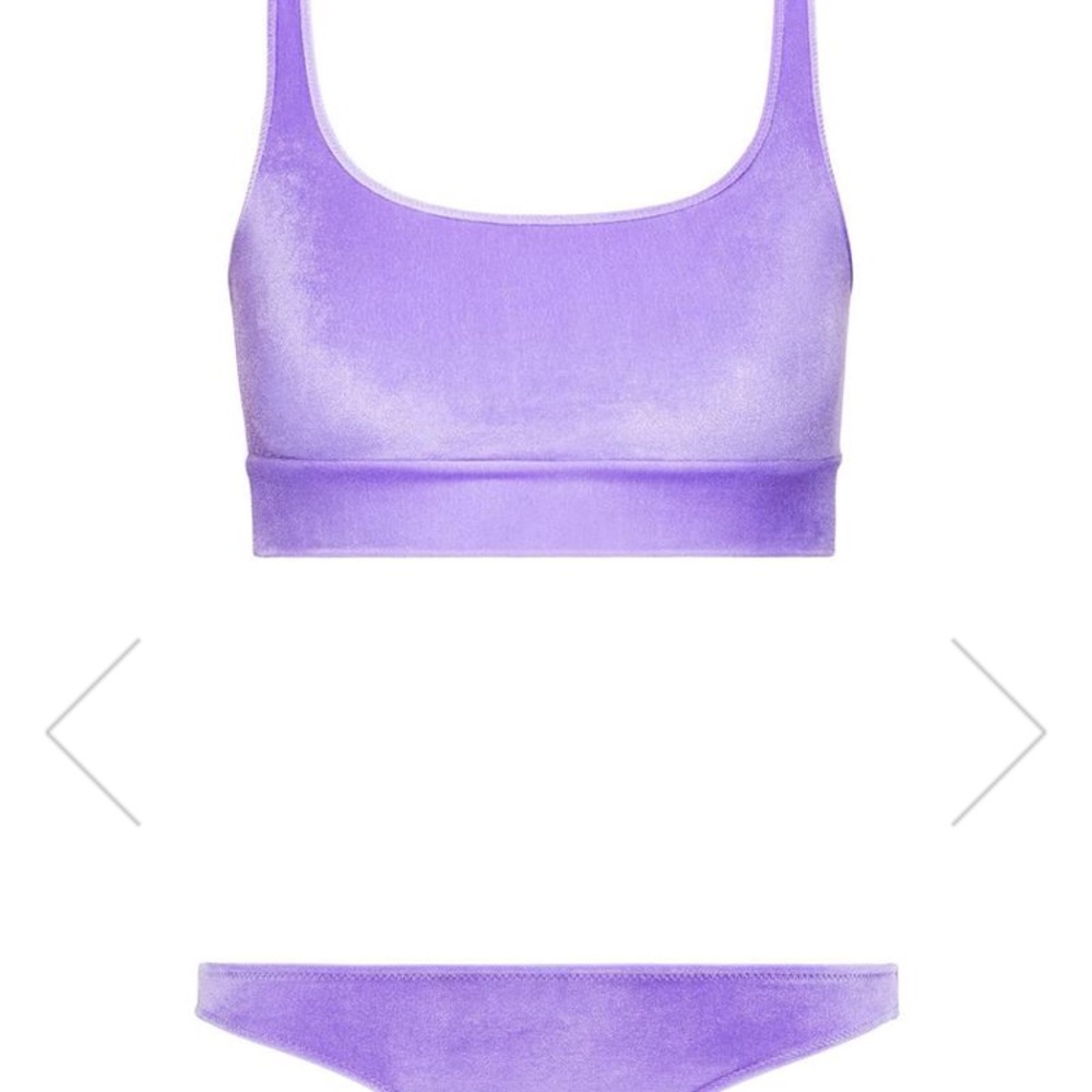 TRIANGL velvet bikini *worn once*